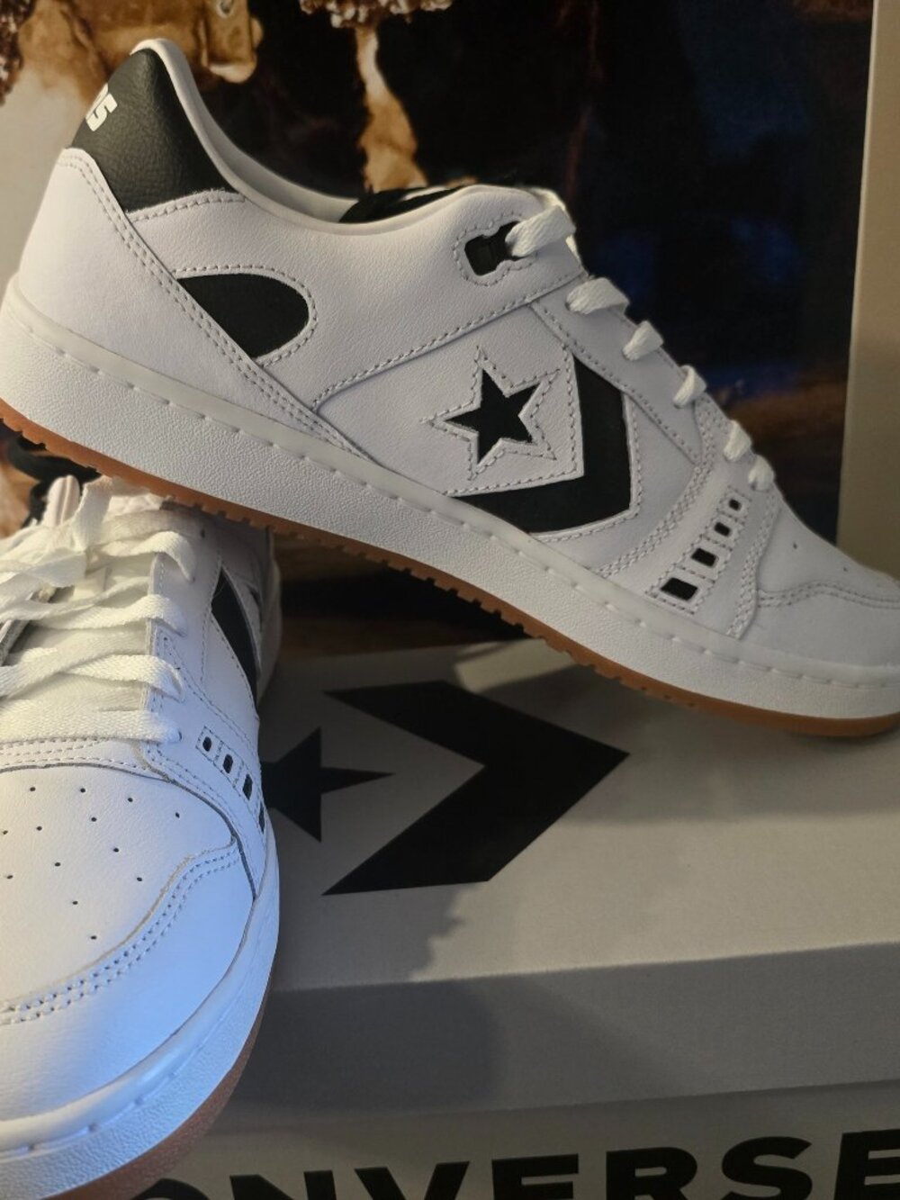 Converse CONS AS-1 Alexis Sablone Pro White/Black A07318C Skate Shoes Sz 12 NEW
